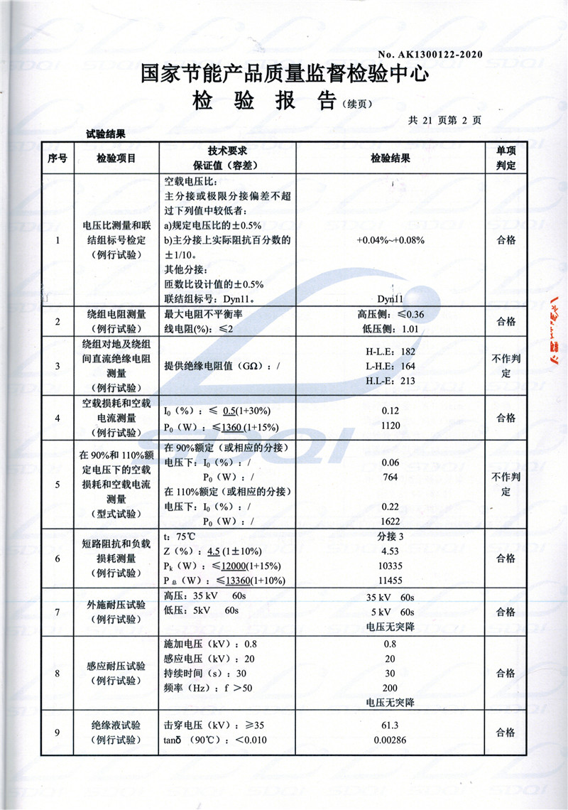 高低压试验报告-S11-1250祁东祁东祁东油浸式变压器-2.jpg